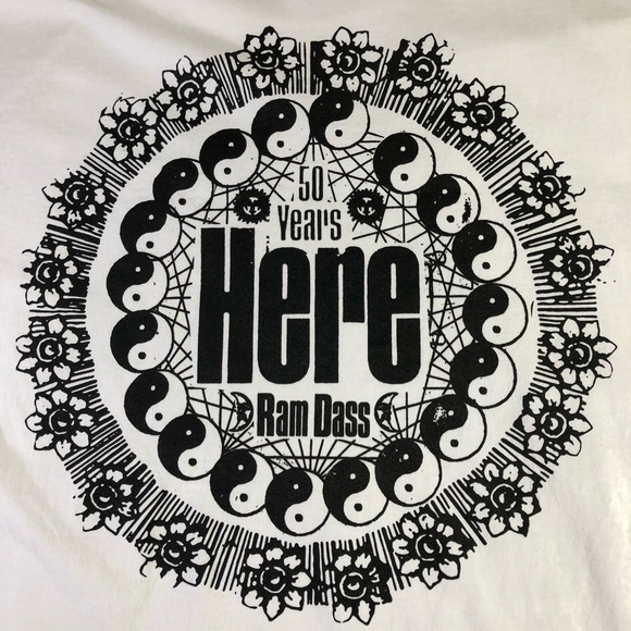 Online Ceramics Ram Dass Consciousness Equals Yin Yang Be Here Now T Shirt XL - Picture 8 of 10